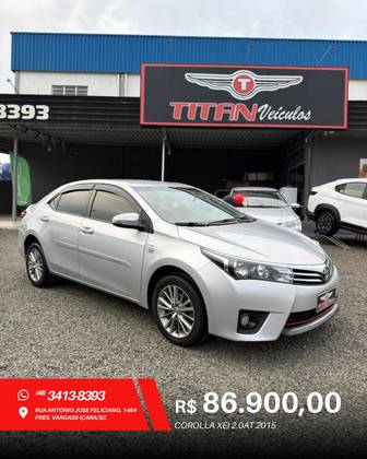 TOYOTA COROLLA 2.0 XEI 16V FLEX 4P AUTOMÁTICO